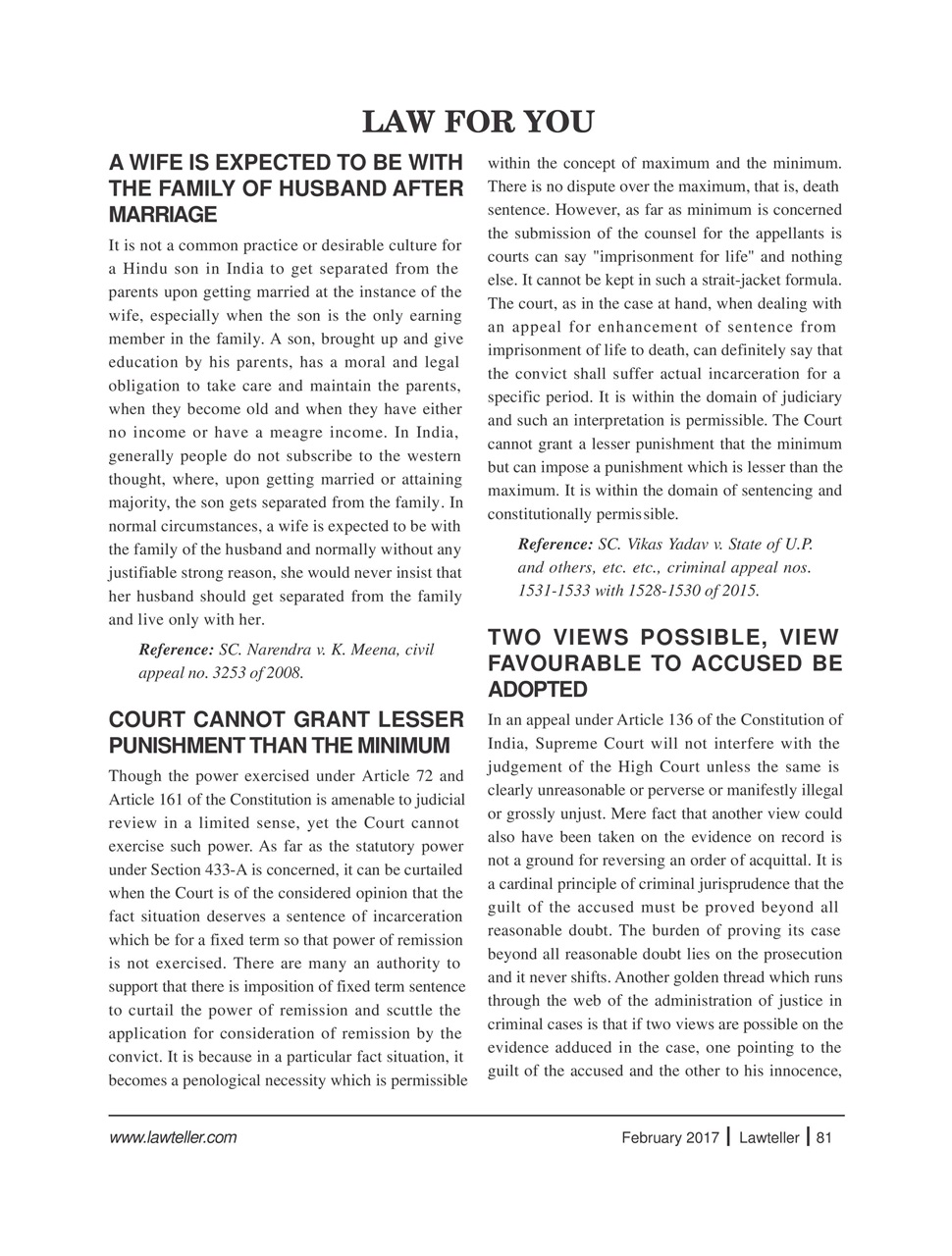 Lawteller – A Legal Awareness Magazine Preview Pages