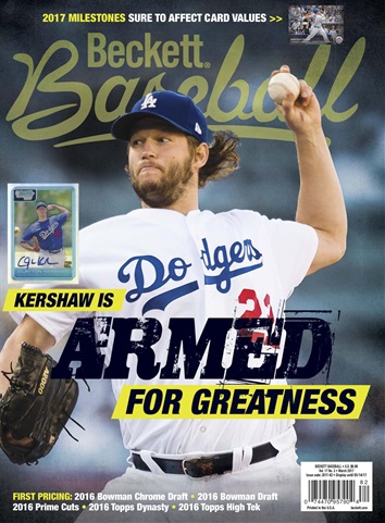Beckett Baseball Magazine issue March 2017