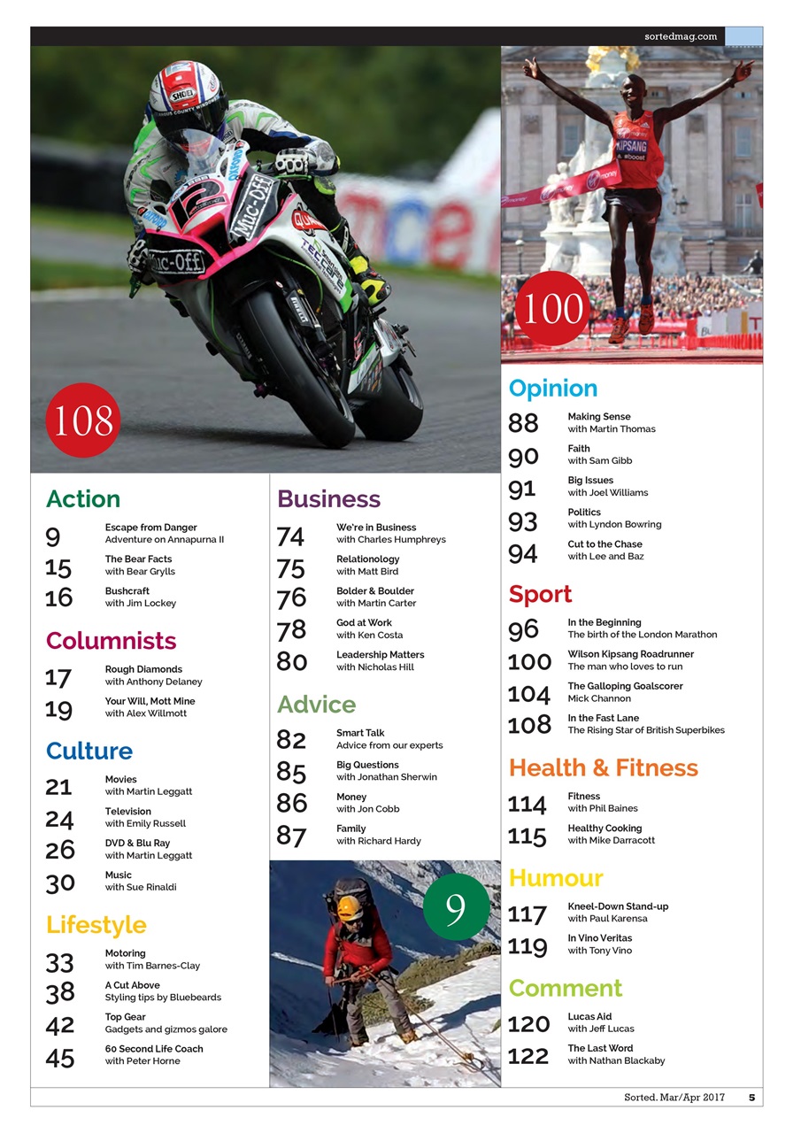 Sorted Magazine – The men's mag with morals Preview Pages