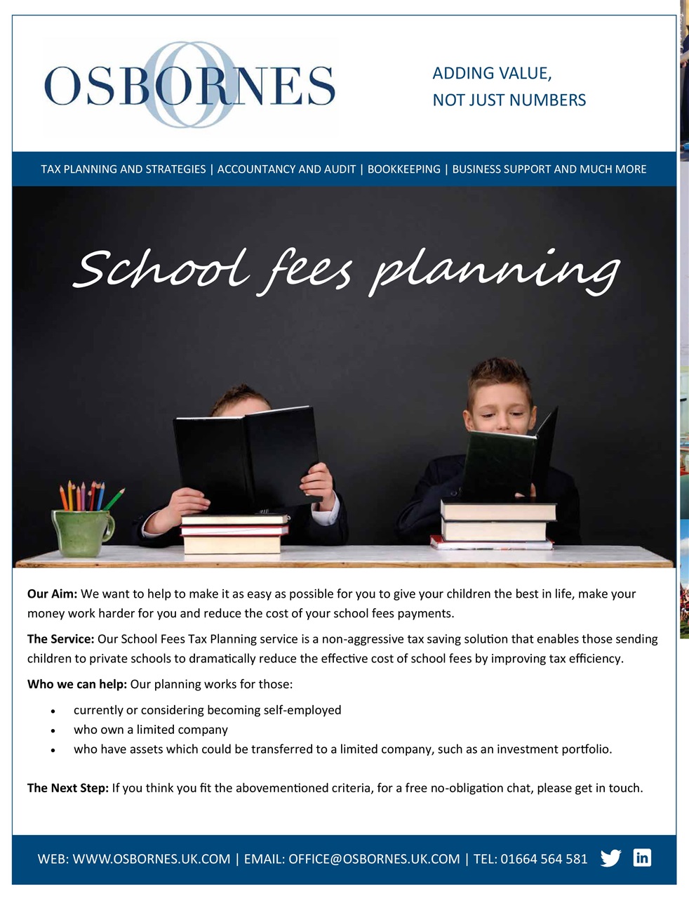 Independent School Parent Preview Pages