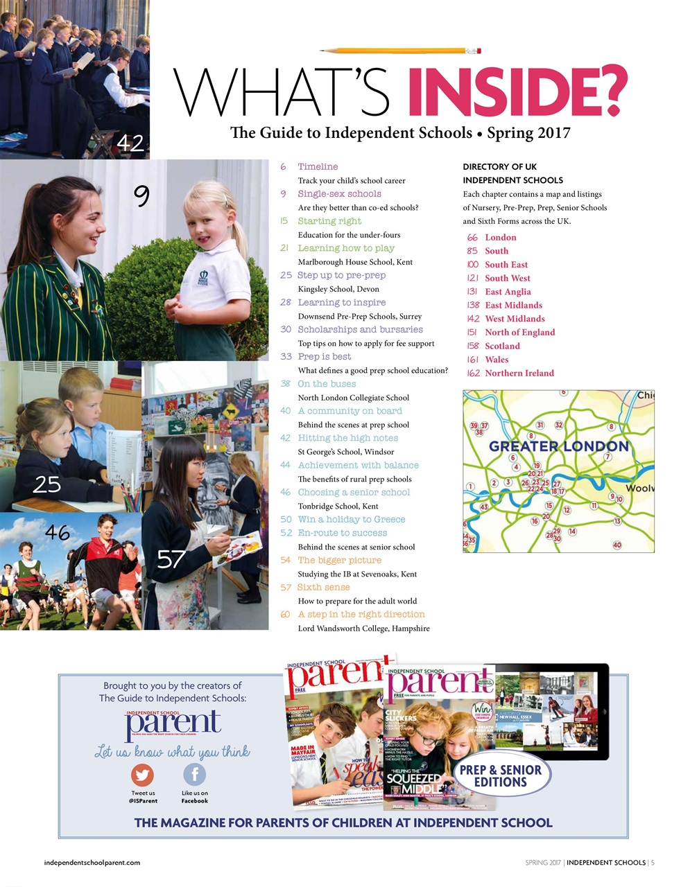 Independent School Parent Preview Pages