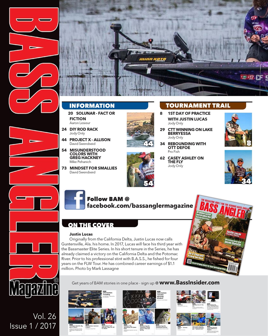 BASS ANGLER MAGAZINE Preview Pages