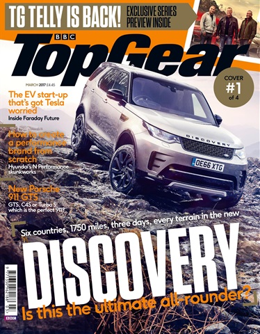 BBC Top Gear Magazine issue March 2017