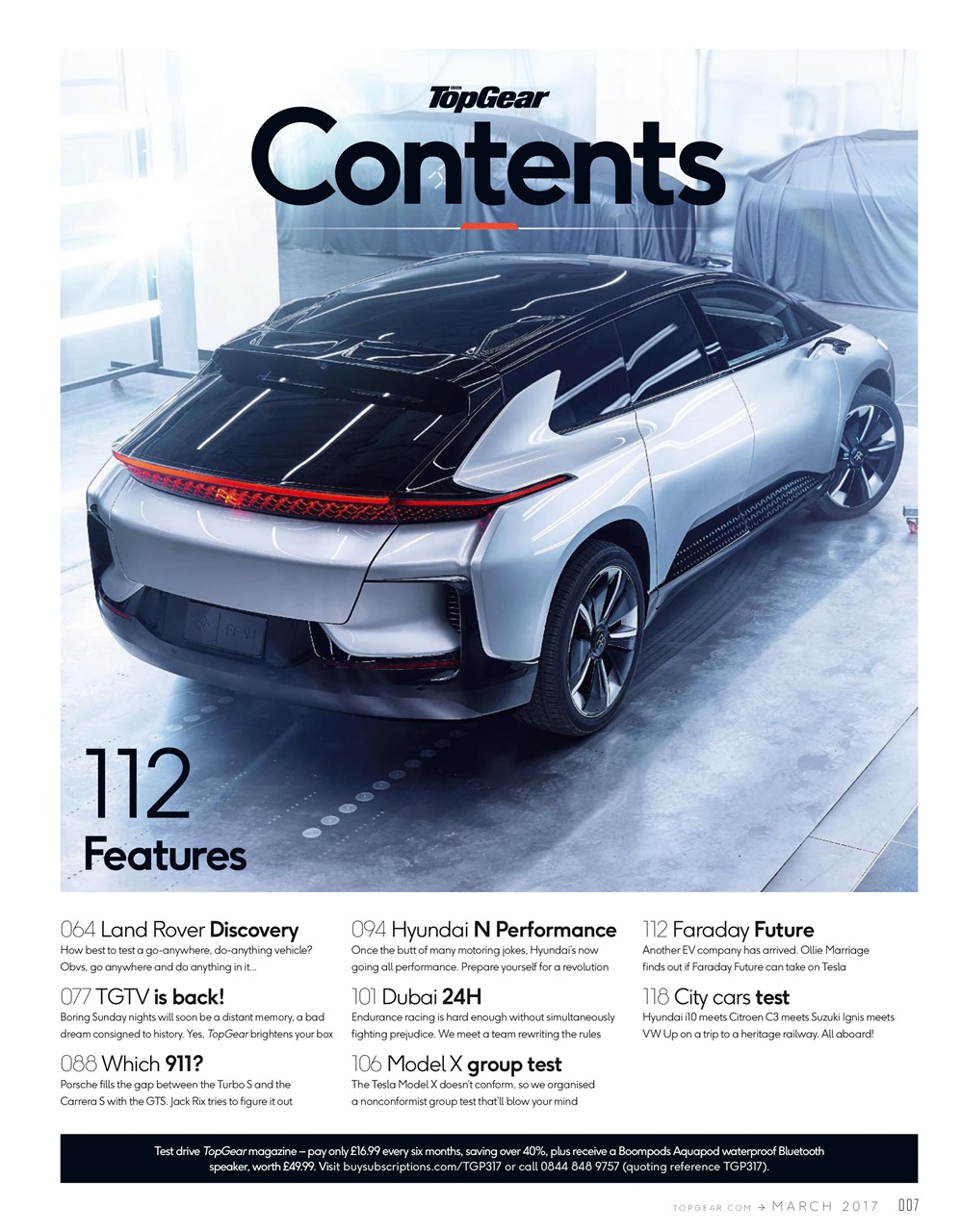 BBC Top Gear Magazine Preview Pages