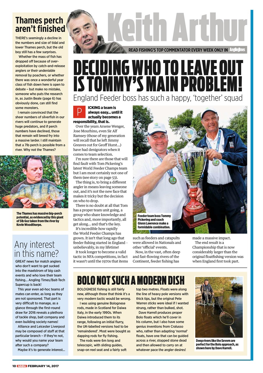 Angling Times Preview Pages