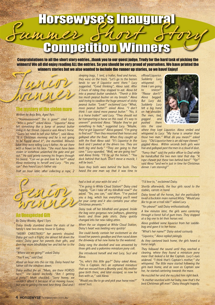 HorseWyse Magazine Preview Pages