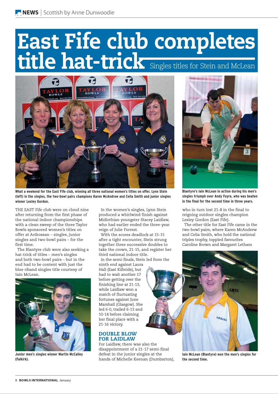 Bowls International Preview Pages