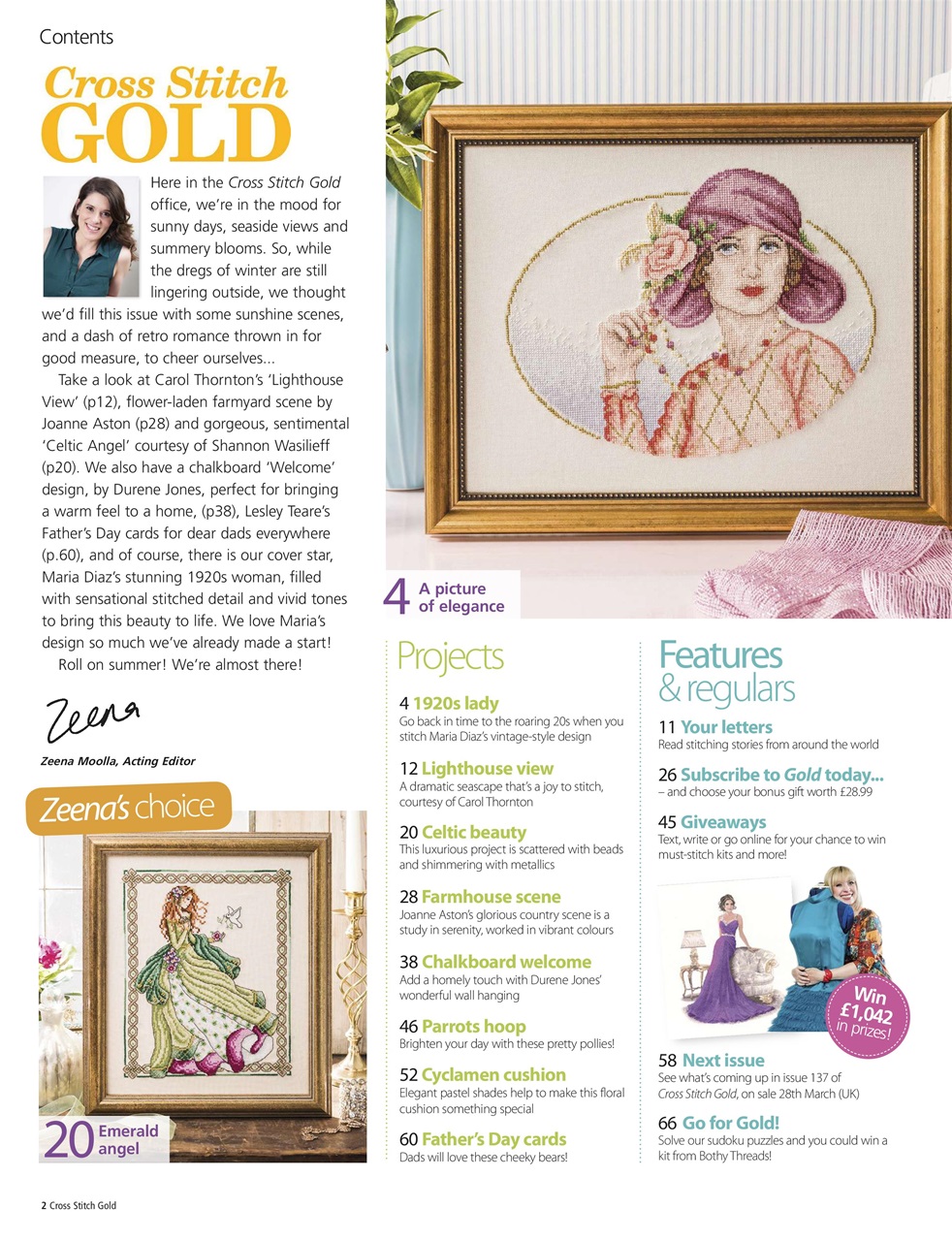 Cross Stitch Gold Preview Pages