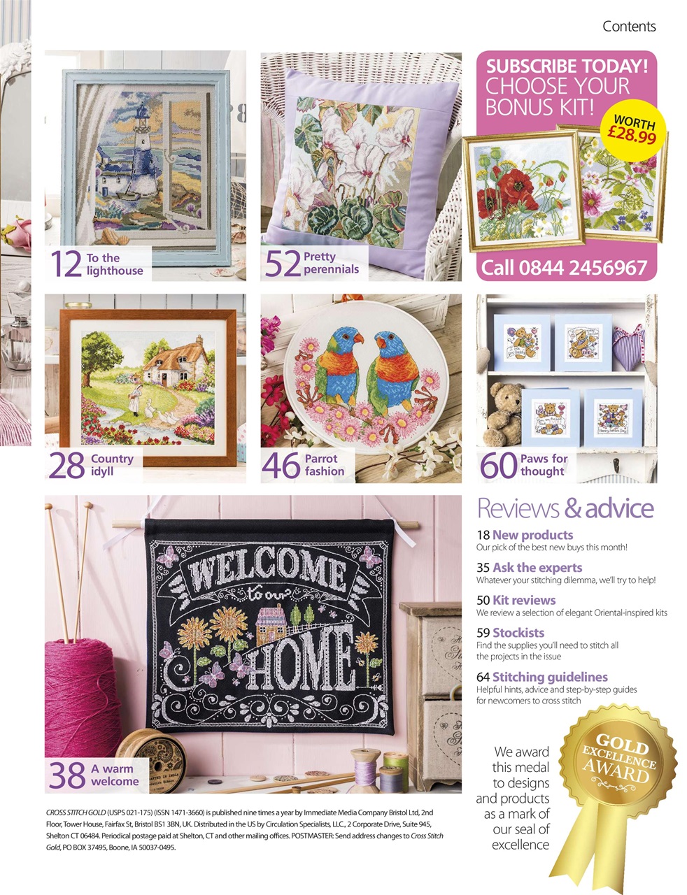 Cross Stitch Gold Preview Pages