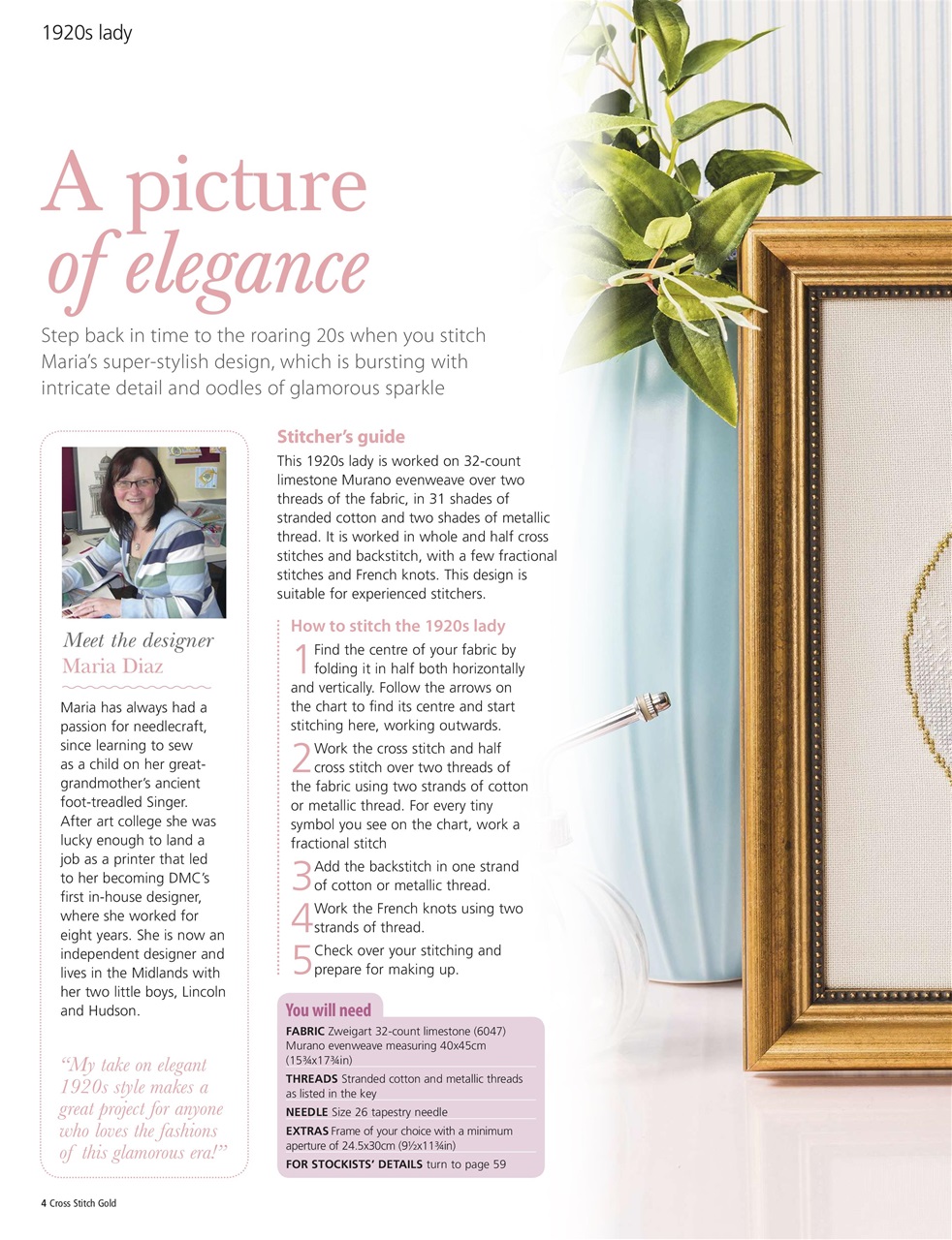 Cross Stitch Gold Preview Pages