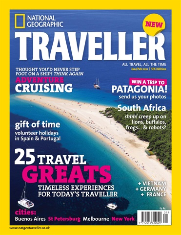 National Geographic Traveller UK issue Jan/Feb 2011