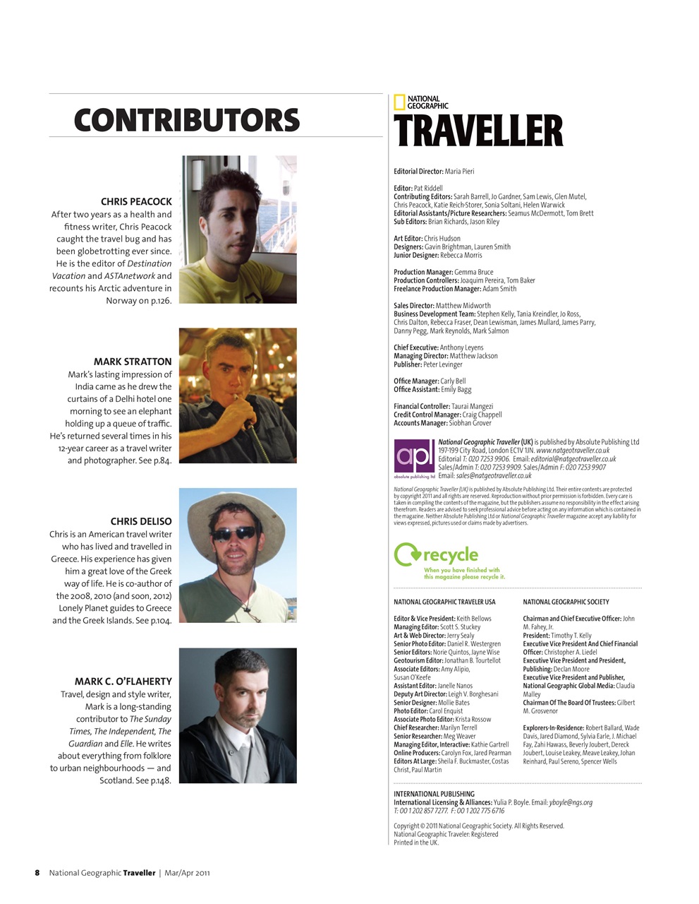 National Geographic Traveller UK Preview Pages