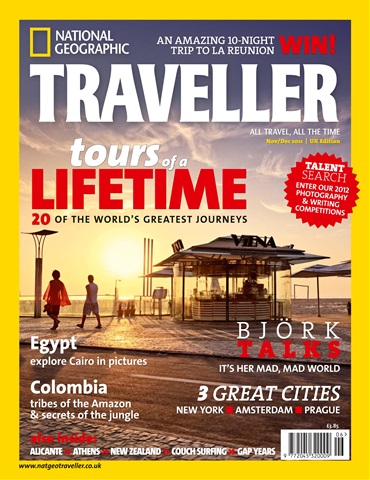 National Geographic Traveller (UK) issue Nov/Dec 2011