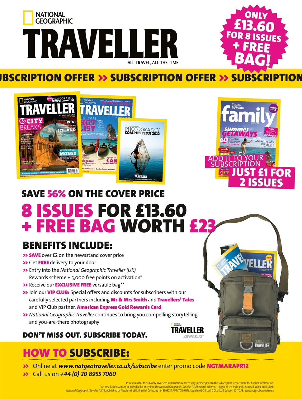 National Geographic Traveller UK Preview Pages