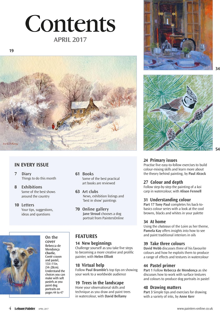 Leisure Painter & The Artist Preview Pages