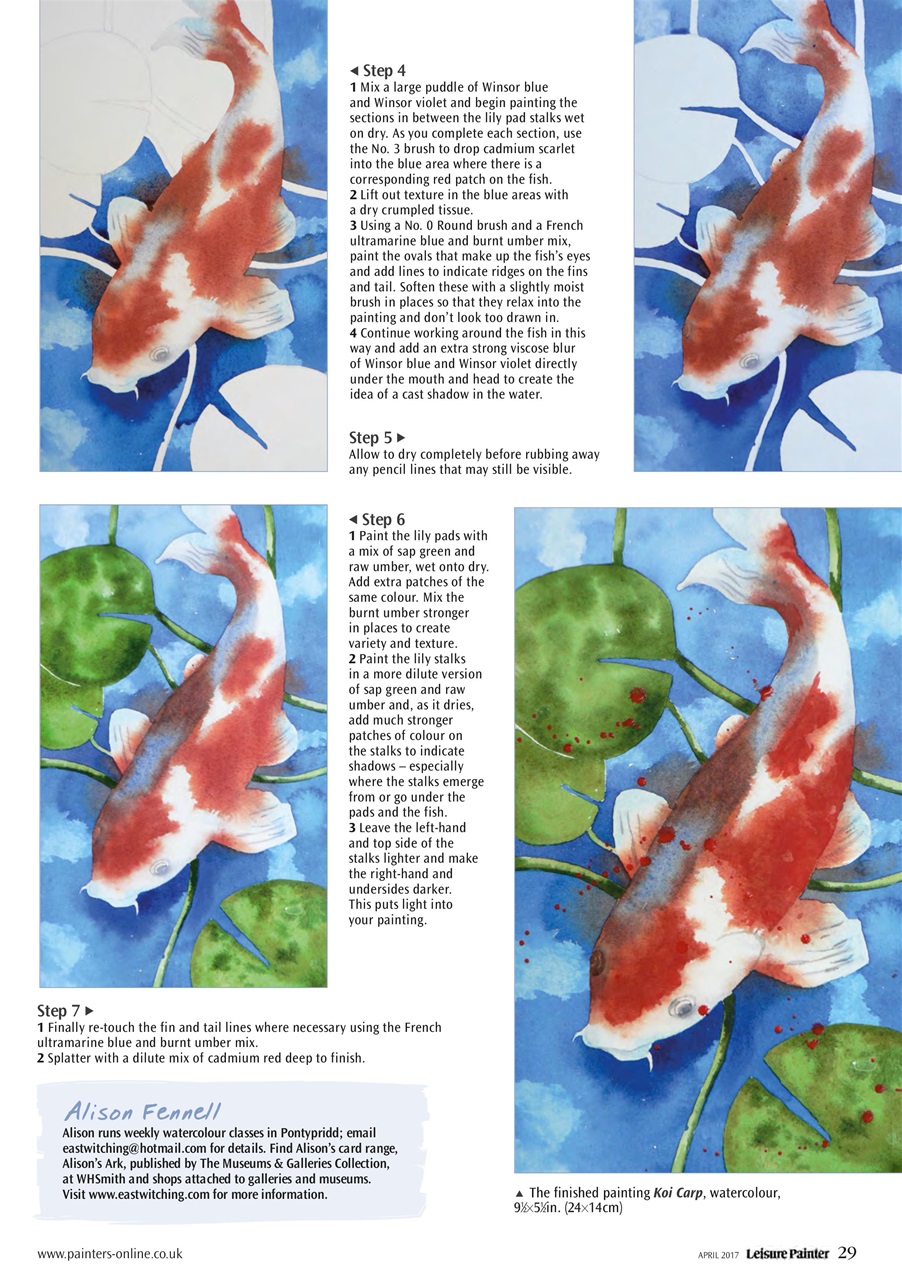 Leisure Painter & The Artist Preview Pages