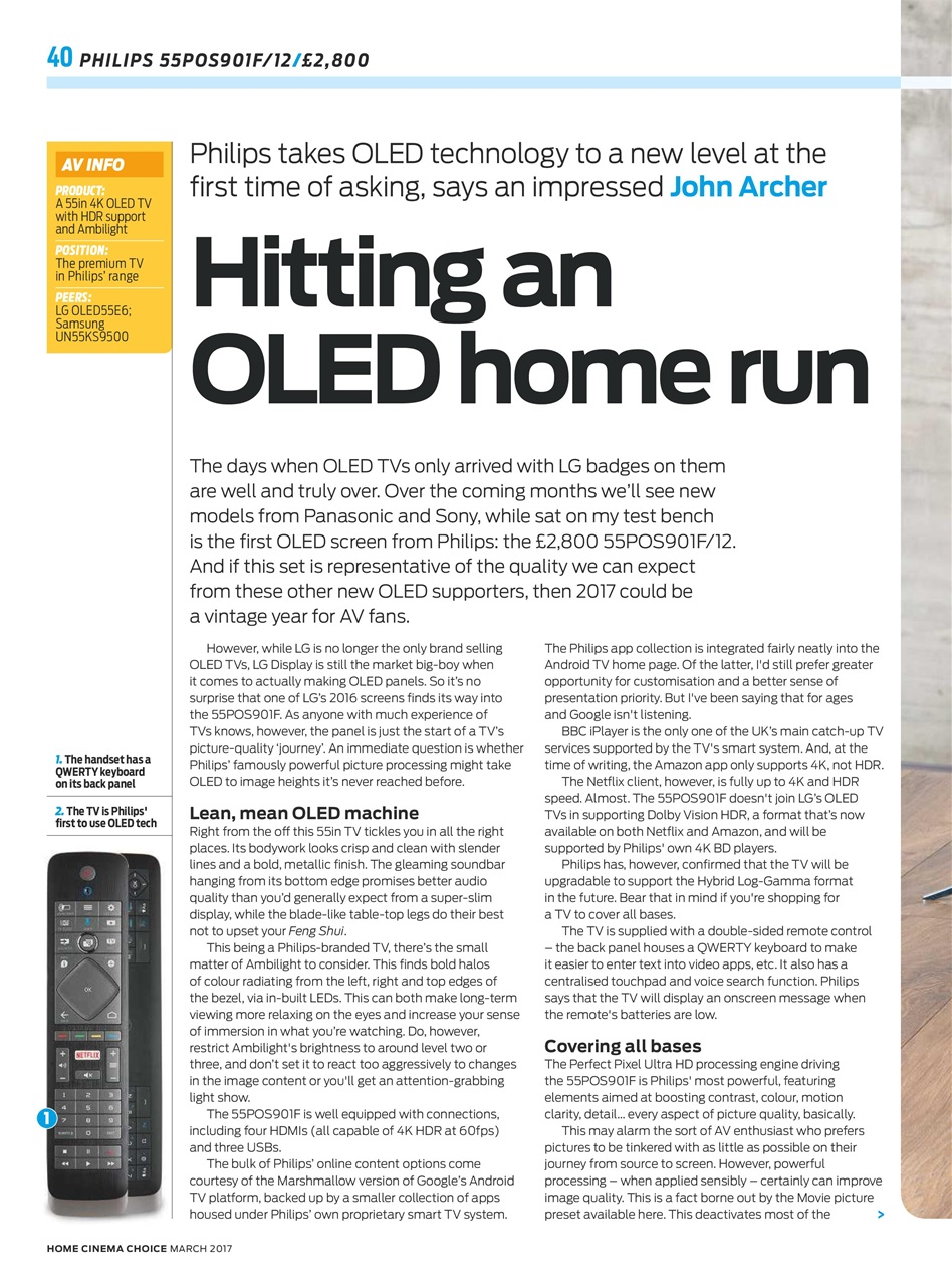Home Cinema Choice Preview Pages