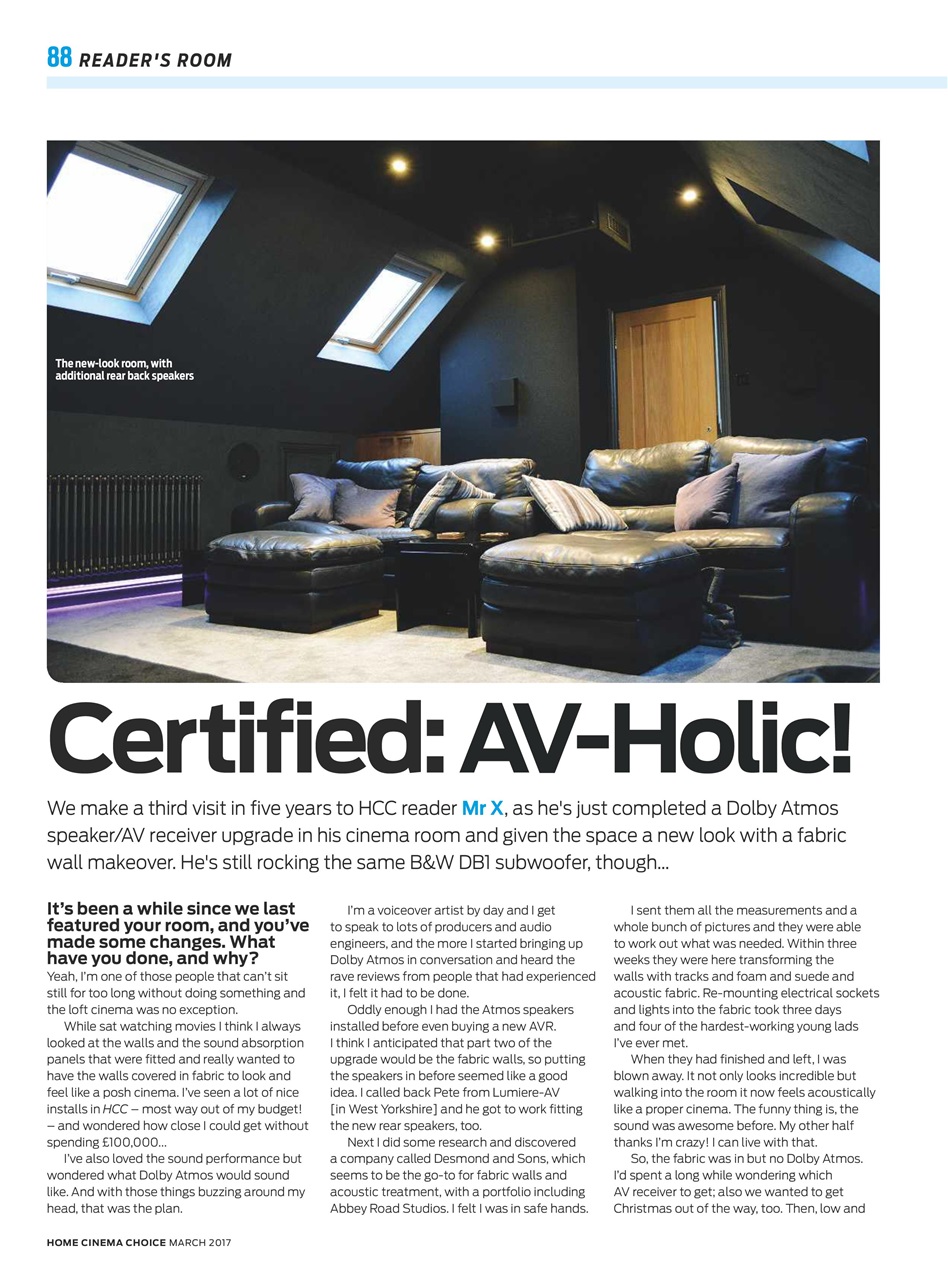 Home Cinema Choice Preview Pages