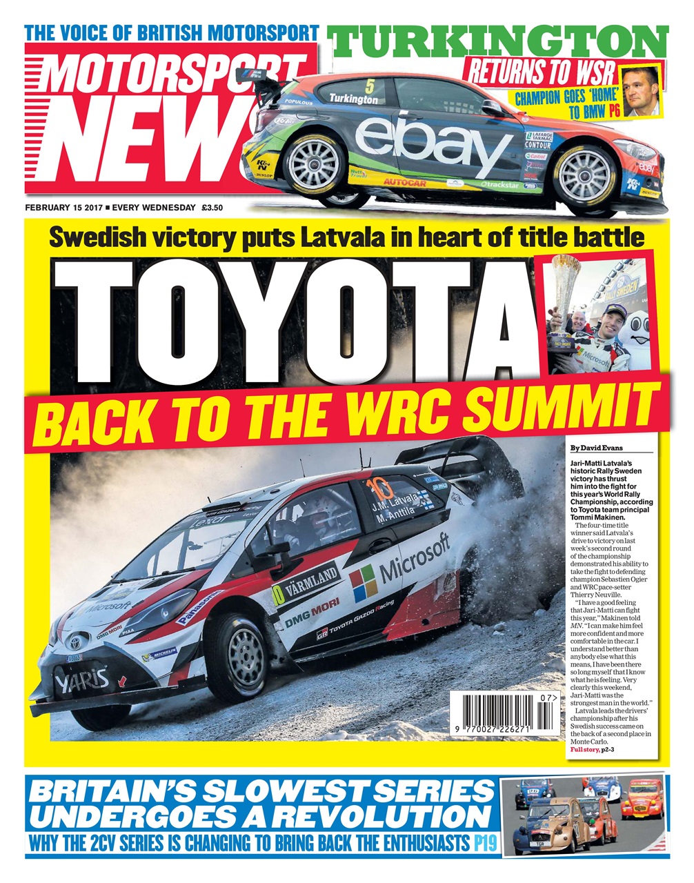 Motorsport News Preview Pages