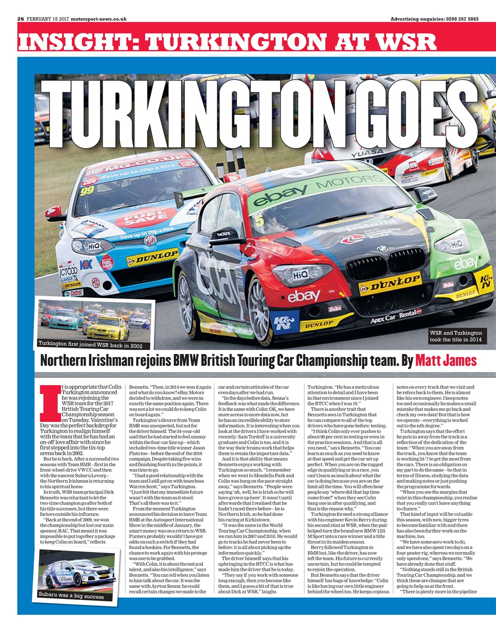 Motorsport News Preview Pages