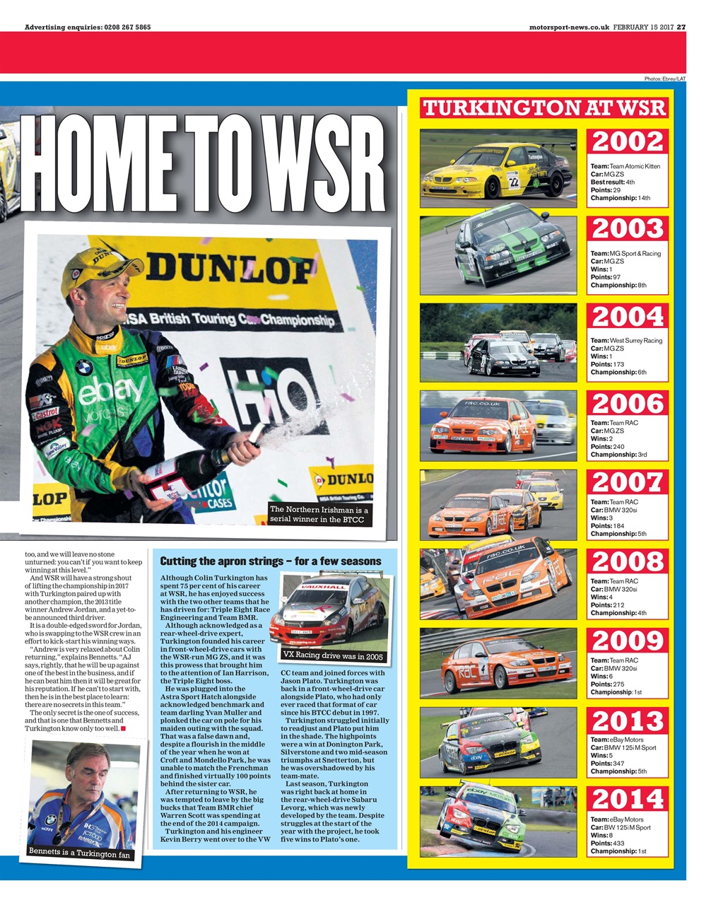 Motorsport News Preview Pages