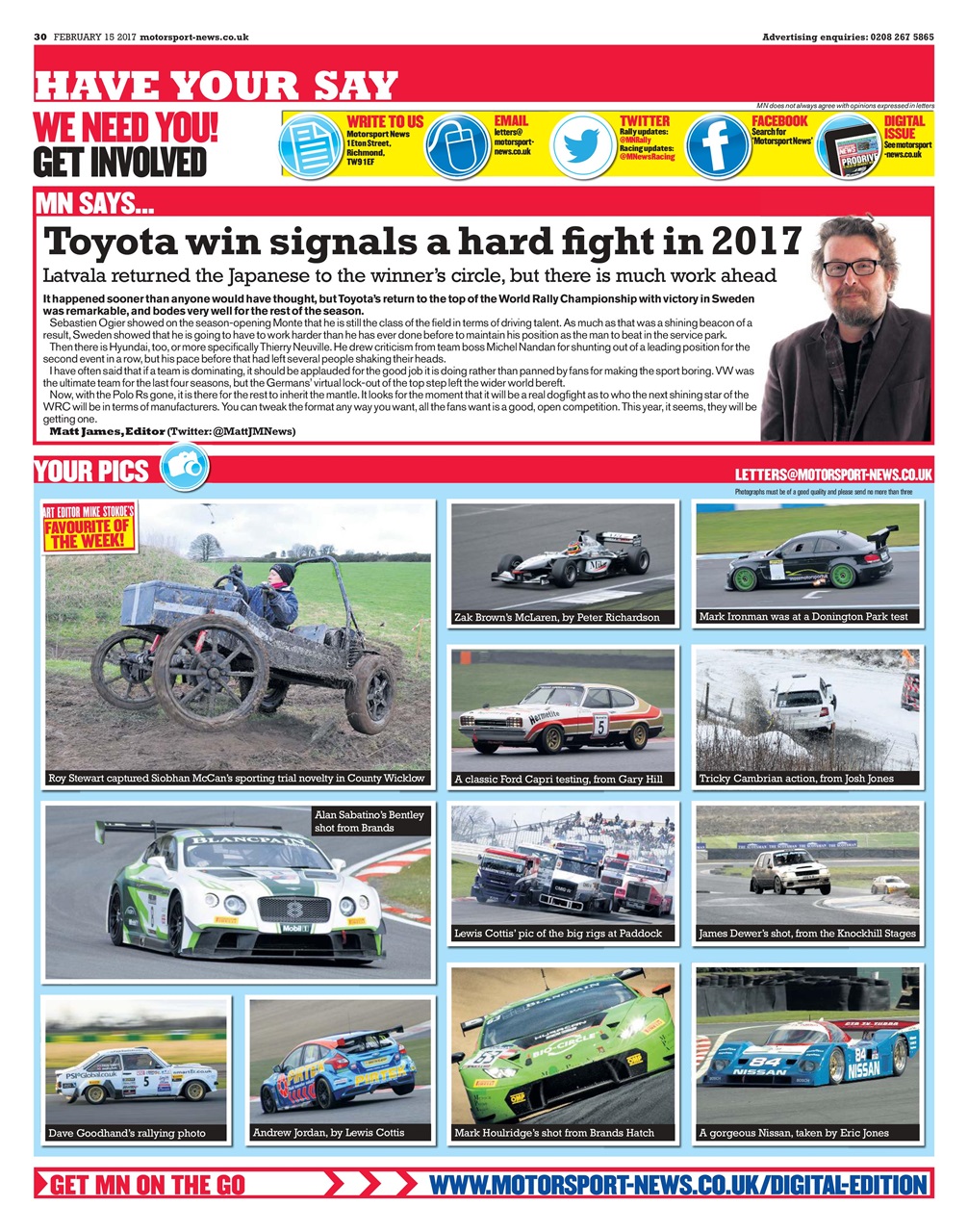Motorsport News Preview Pages