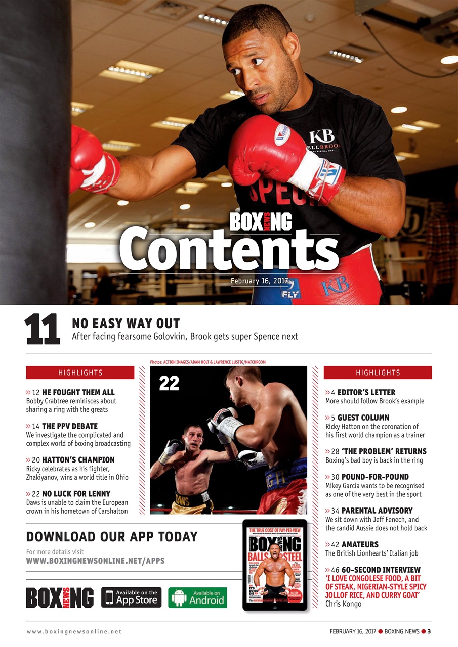 Boxing News Preview Pages
