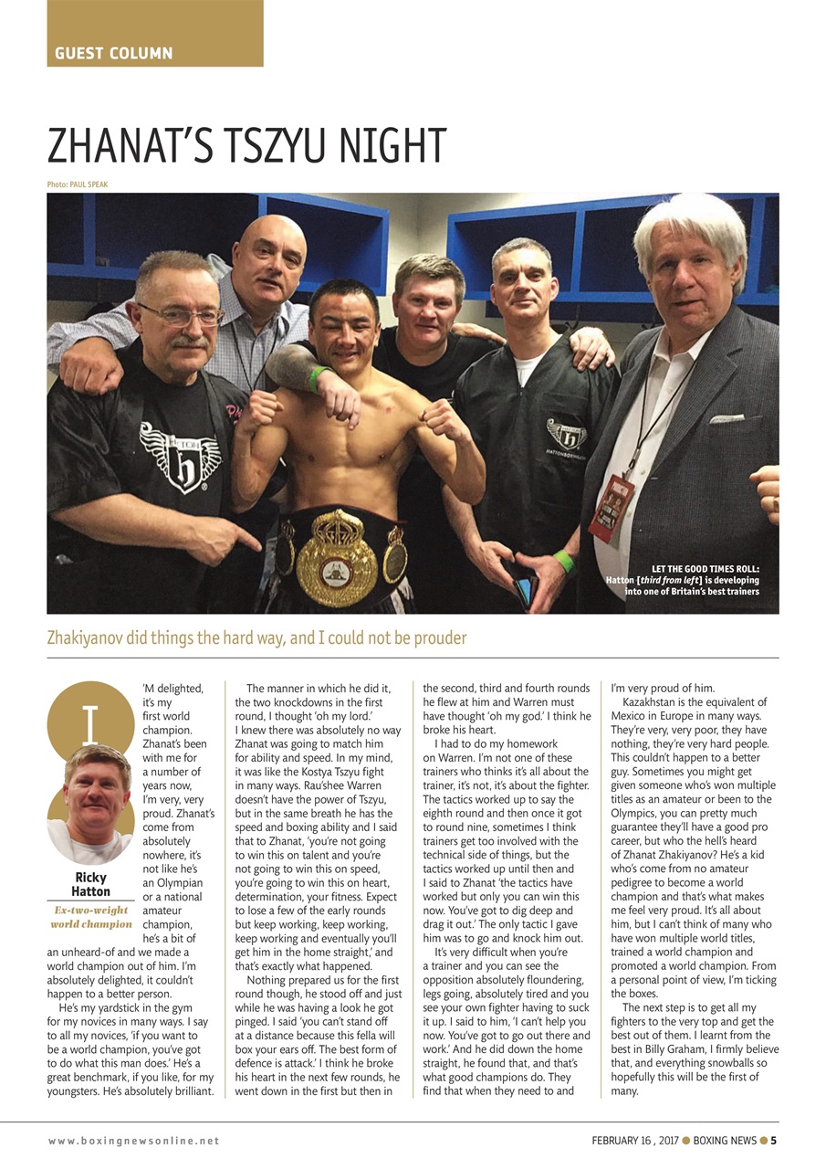 Boxing News Preview Pages