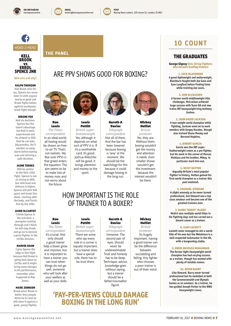 Boxing News Preview Pages
