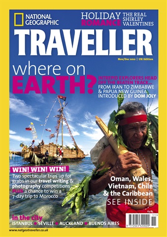 National Geographic Traveller (UK) issue Nov/Dec 2012