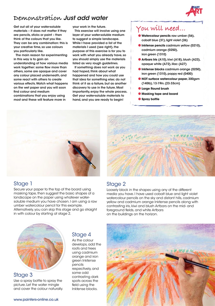 Start Art Preview Pages