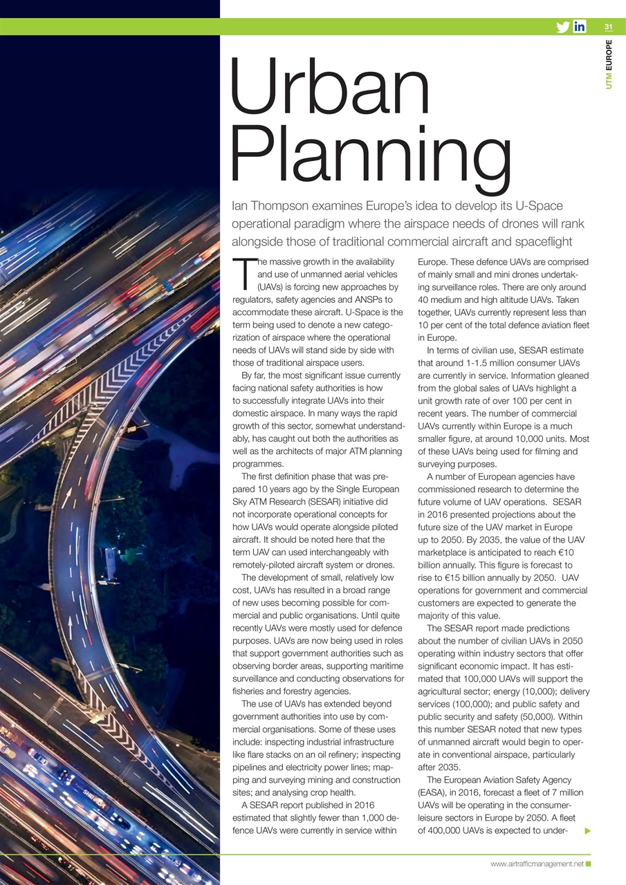 Air Traffic Management Preview Pages