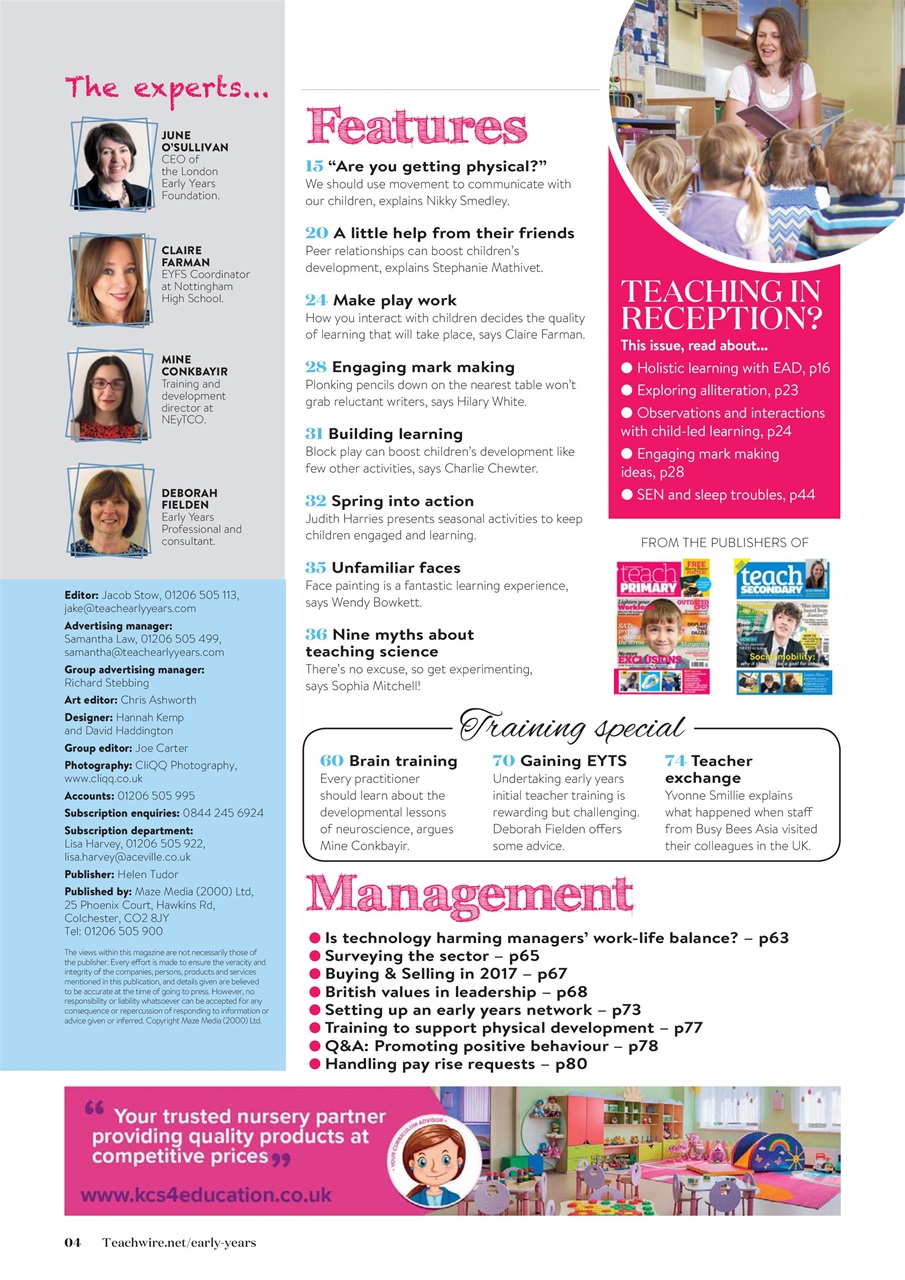 Teach Early Years Preview Pages