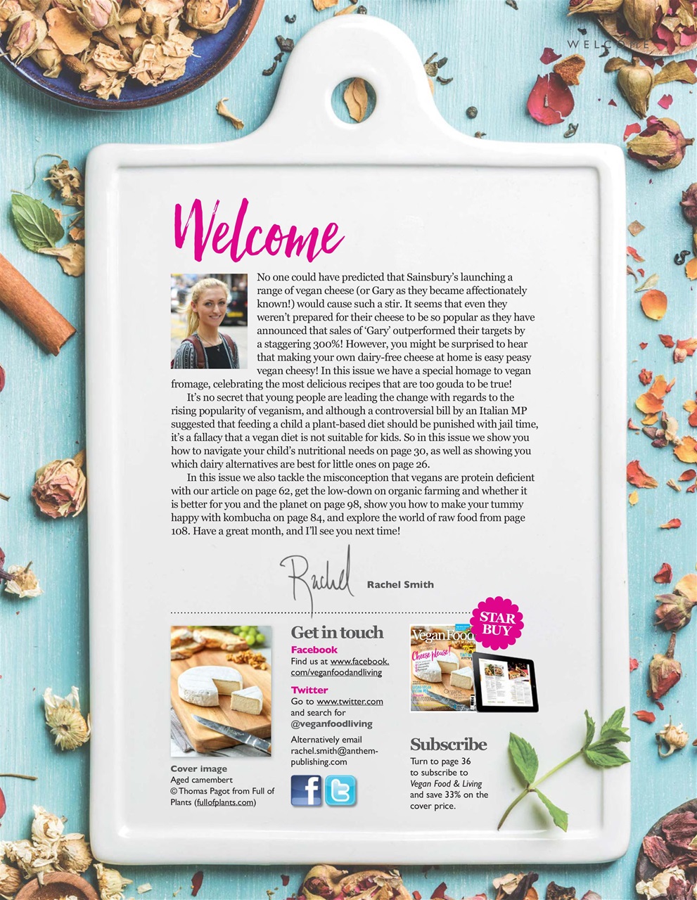 Vegan Food & Living Magazine Preview Pages