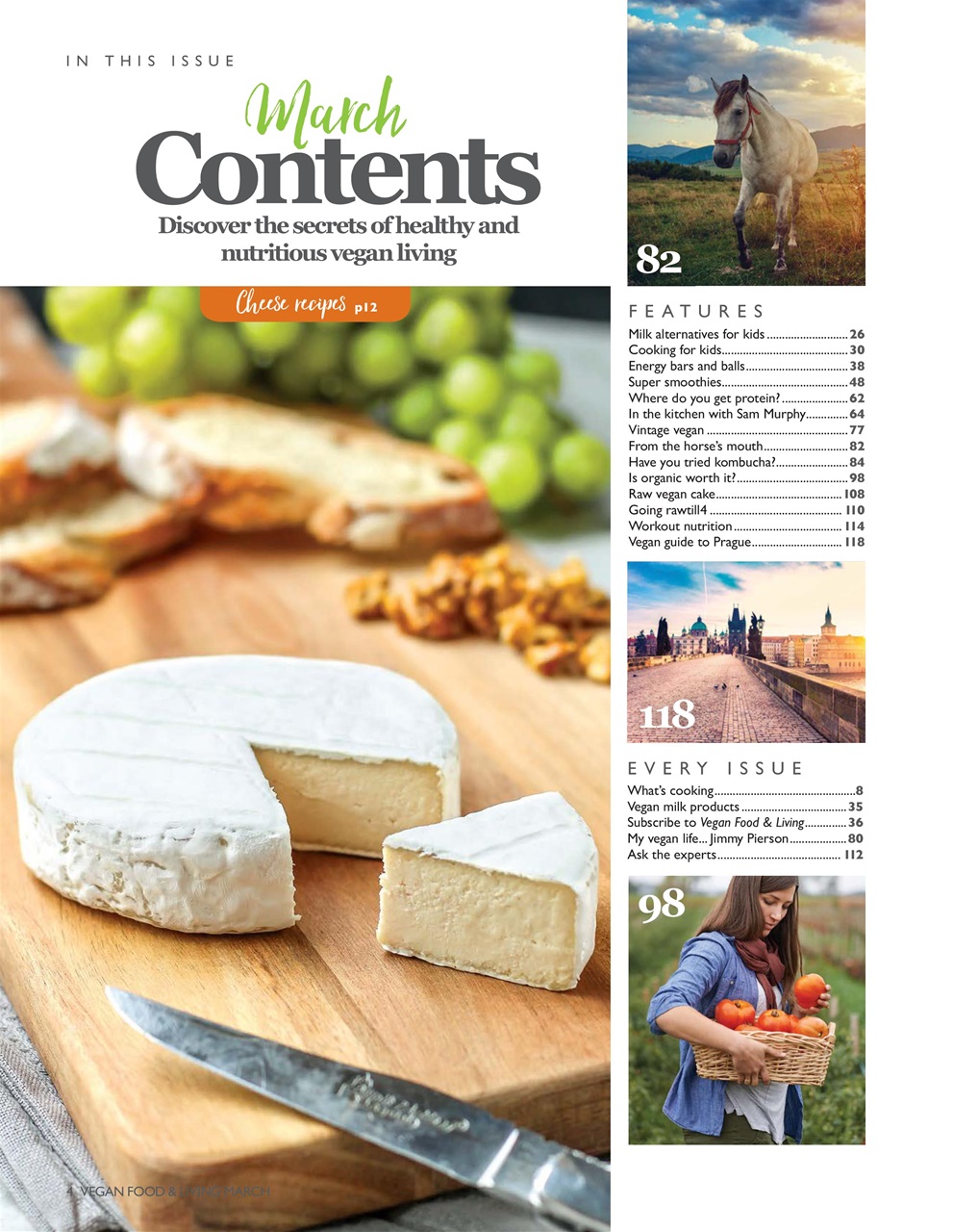 Vegan Food & Living Magazine Preview Pages