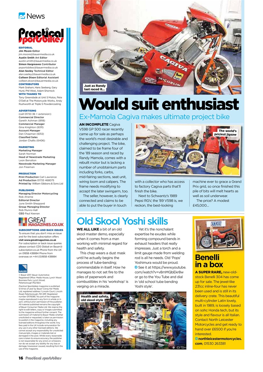 Practical Sportsbikes Preview Pages