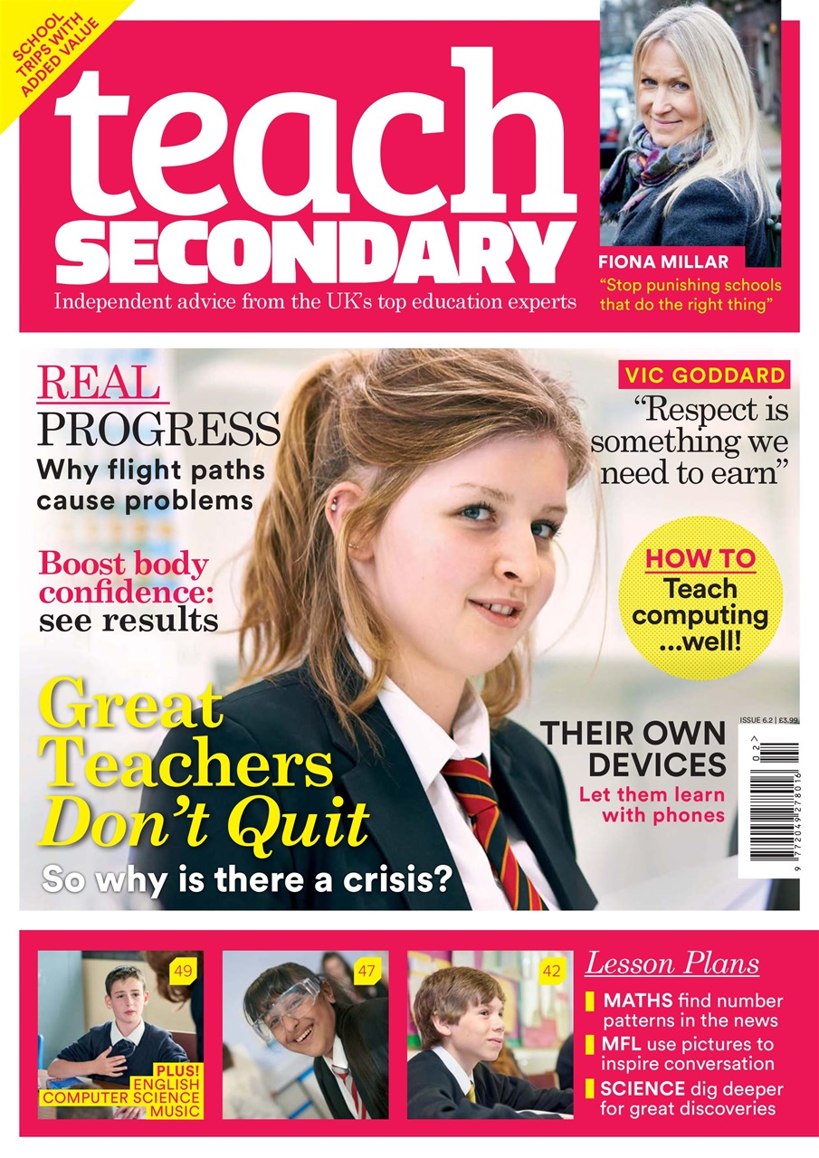 Teach Secondary Preview Pages