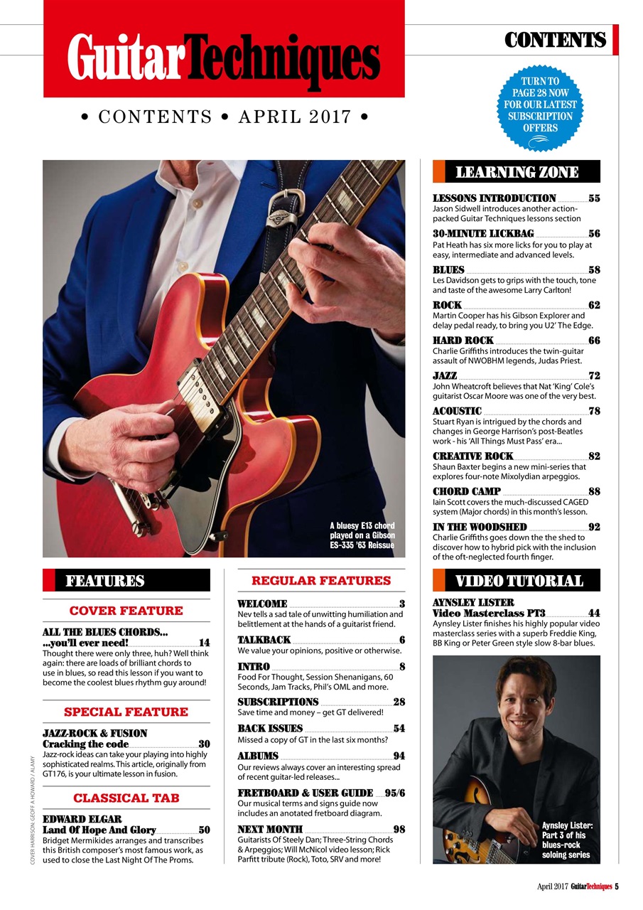 Guitar Techniques Preview Pages