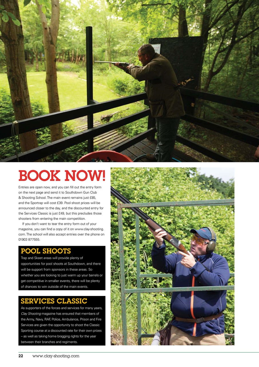Clay Shooting Preview Pages