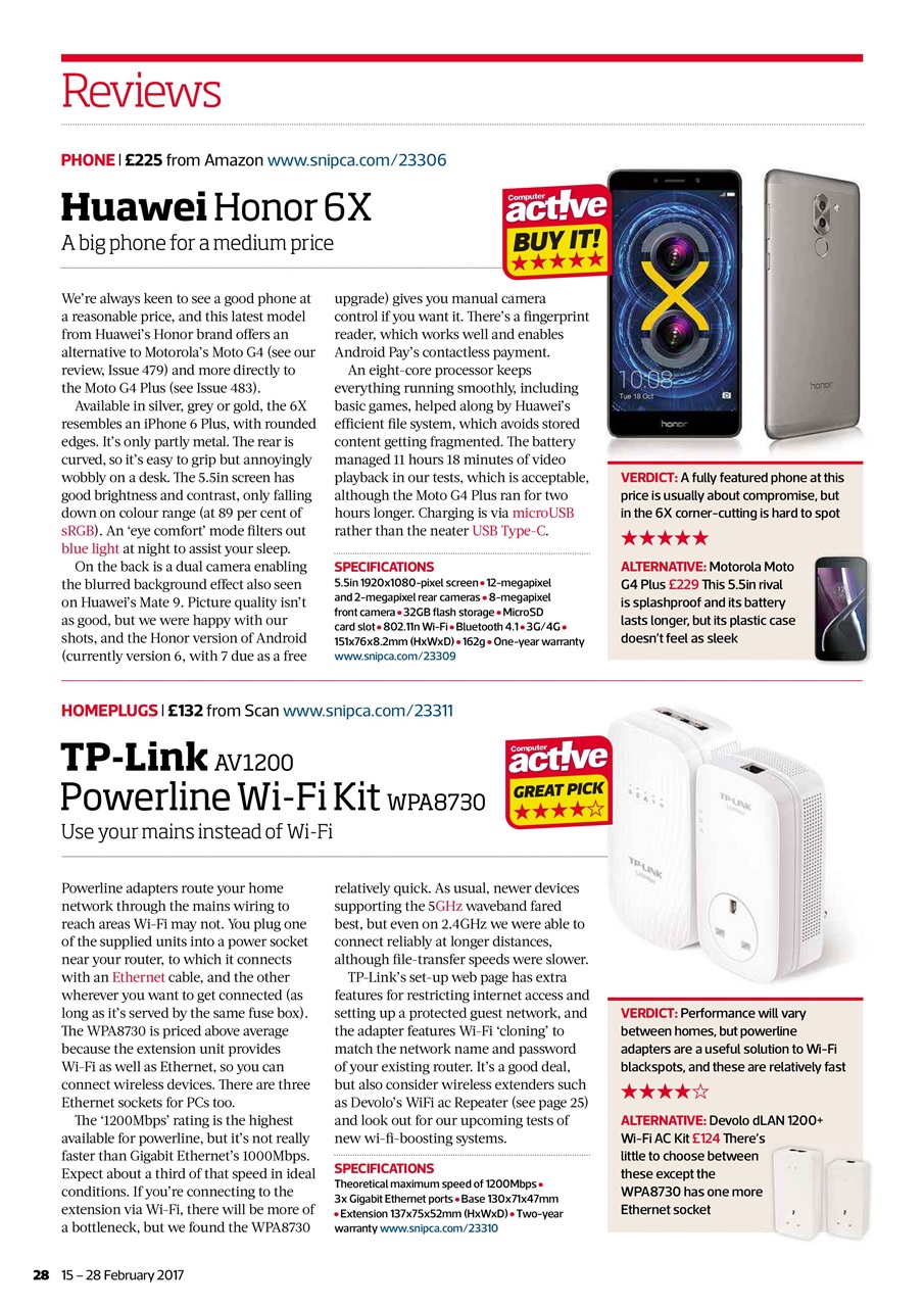 Computer Active Preview Pages