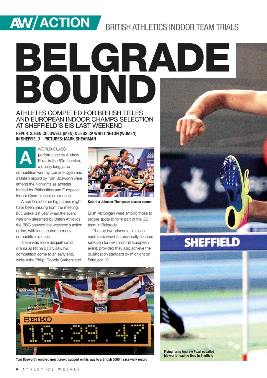 AW – Athletics Weekly Magazine Preview Pages