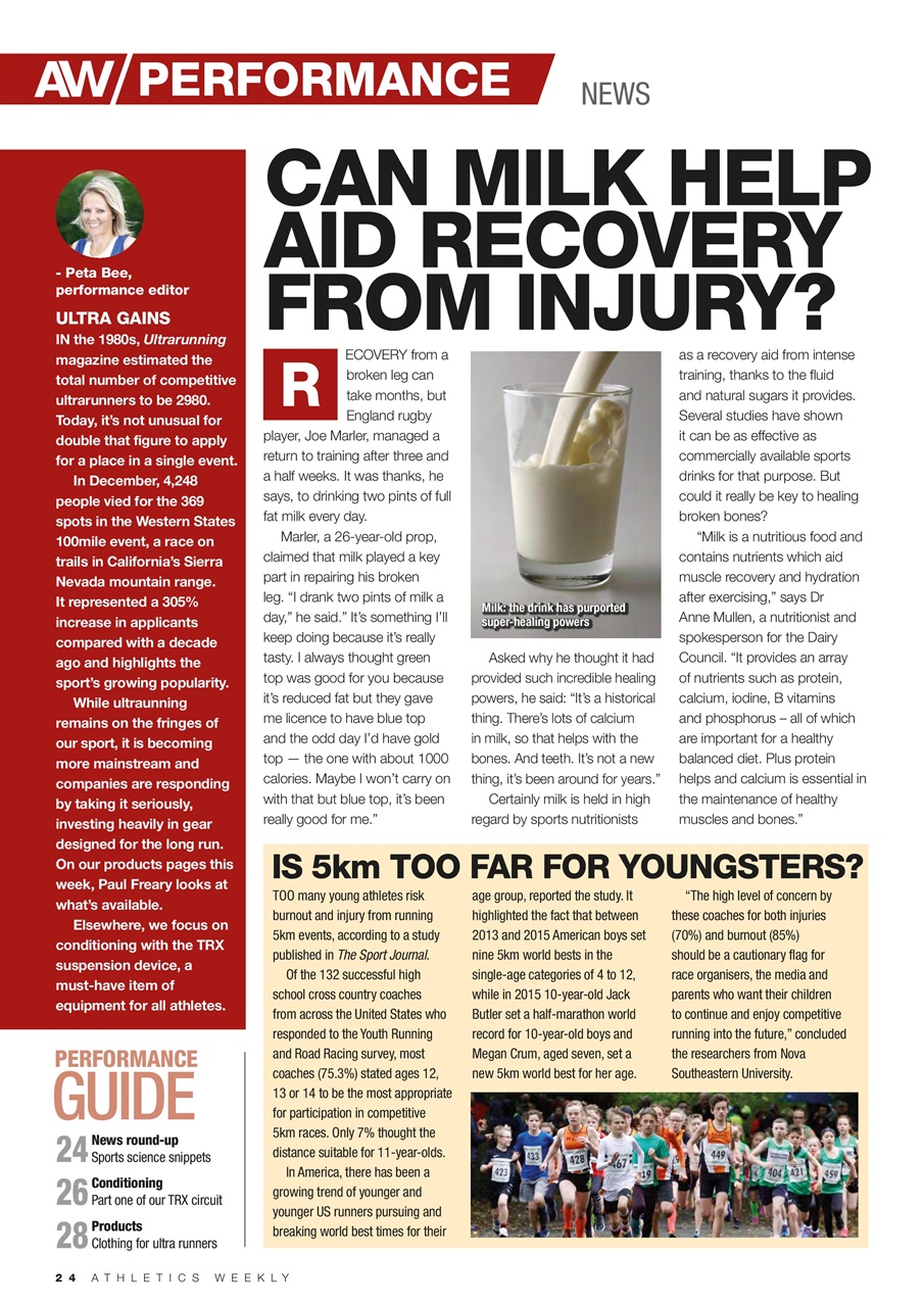 AW – Athletics Weekly Magazine Preview Pages