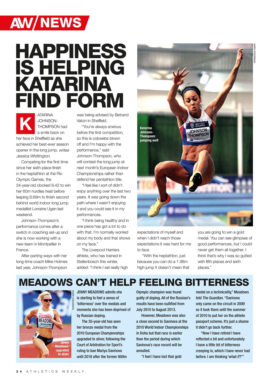 AW – Athletics Weekly Magazine Preview Pages