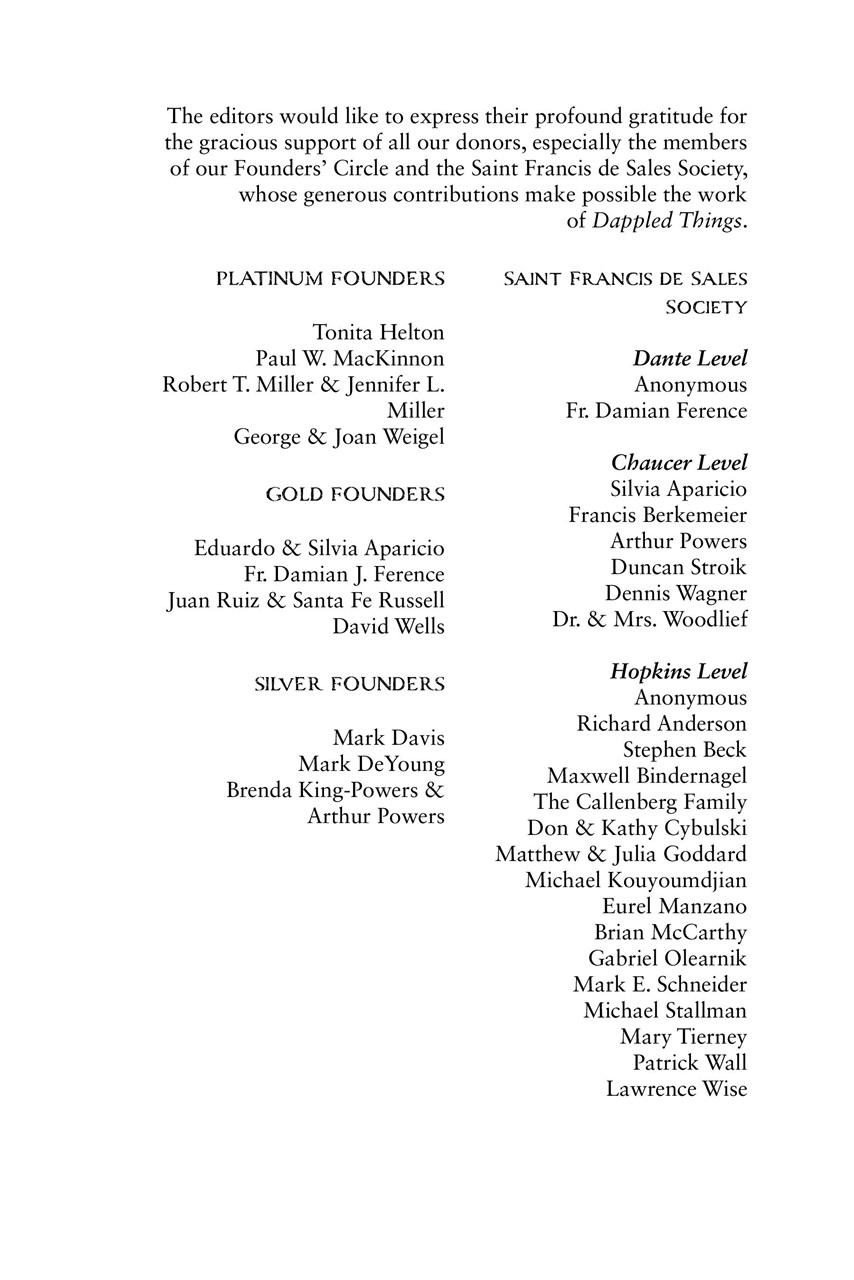 Dappled Things Preview Pages