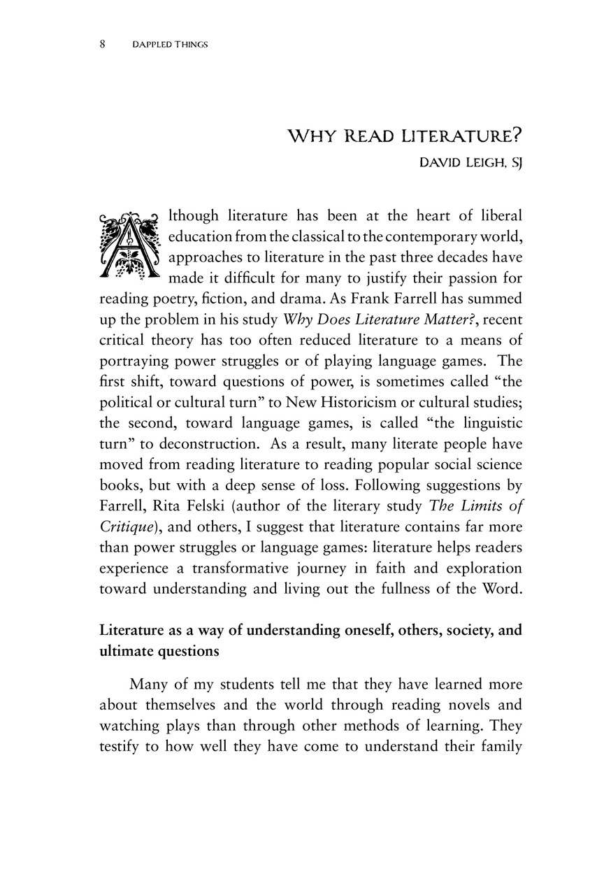 Dappled Things Preview Pages