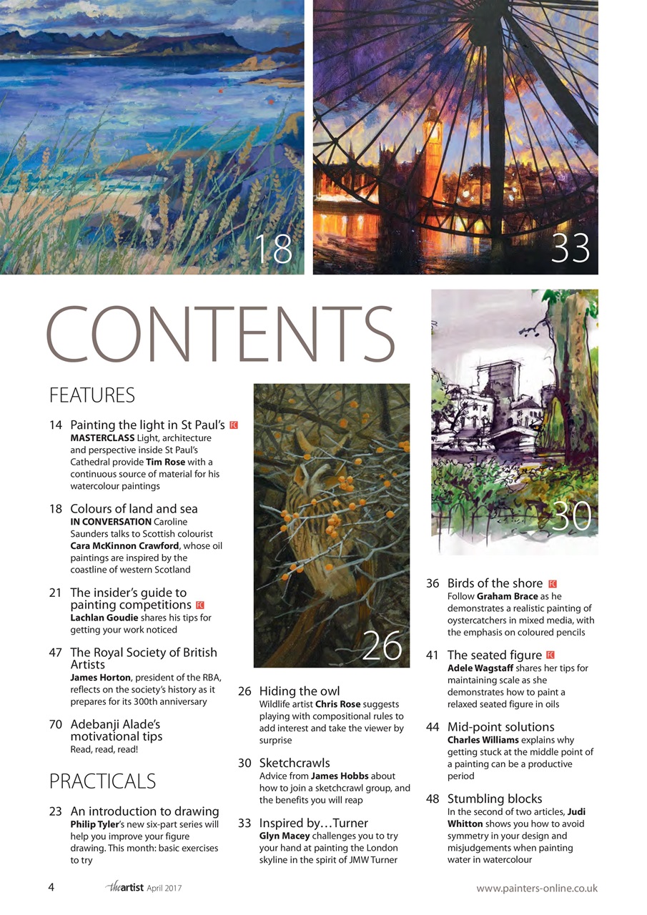 The Artist Preview Pages