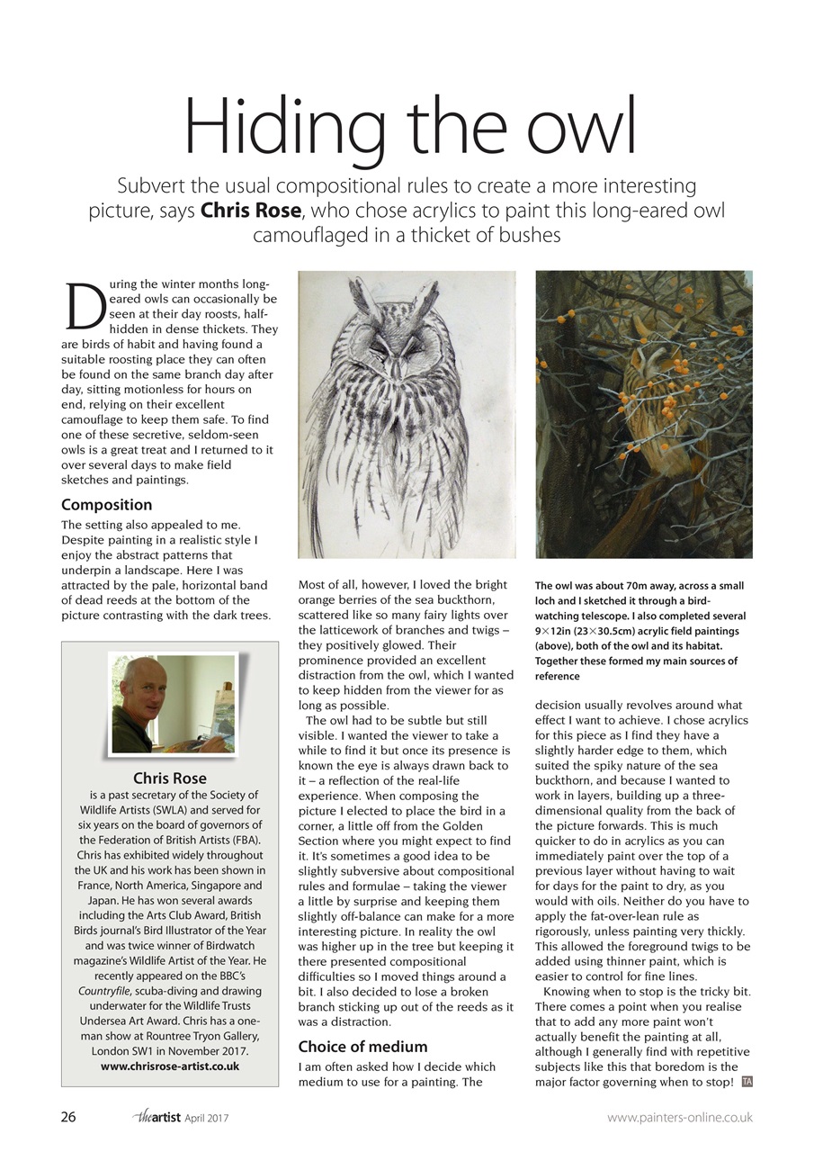 The Artist Preview Pages