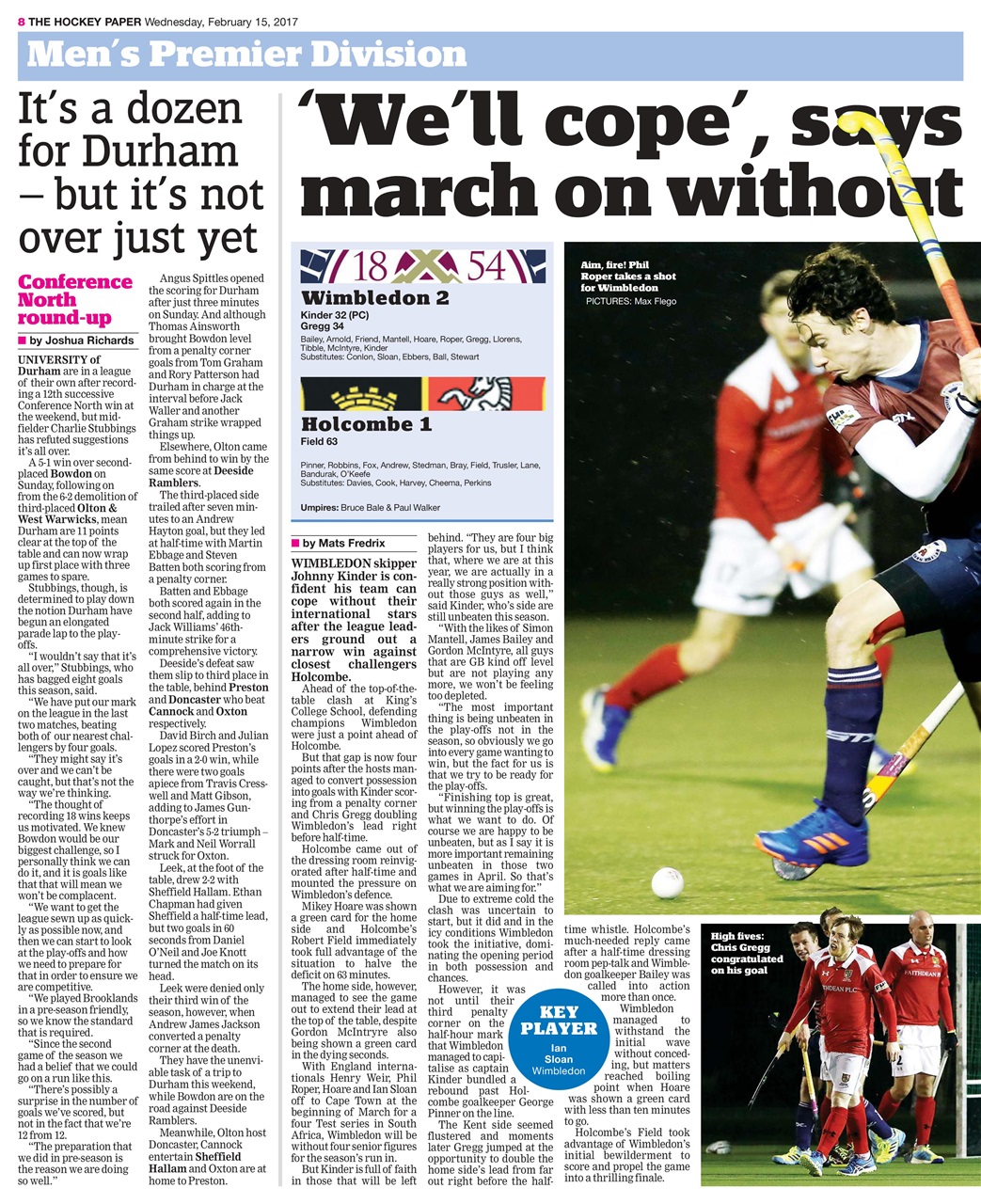 The Hockey Paper Preview Pages