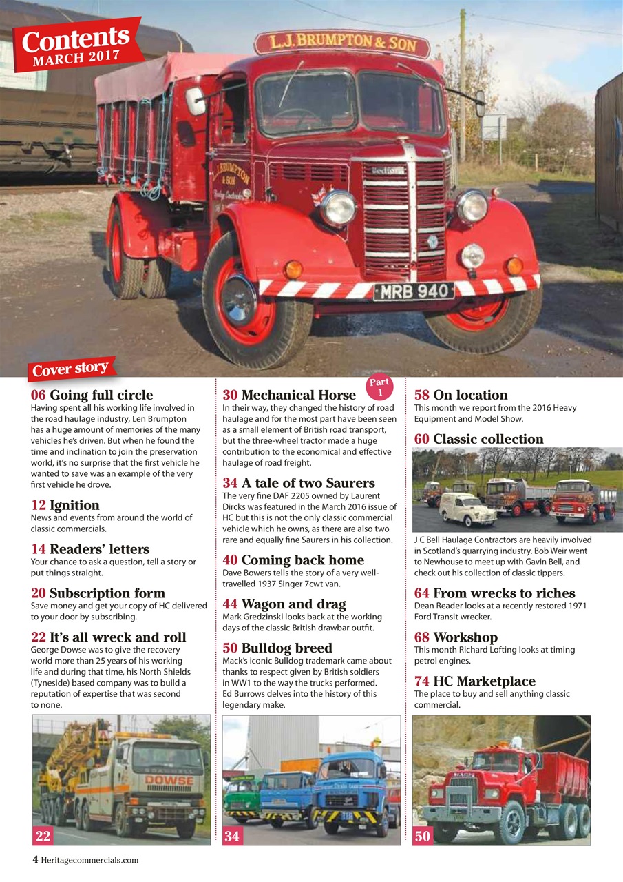 Heritage Commercials Magazine Preview Pages