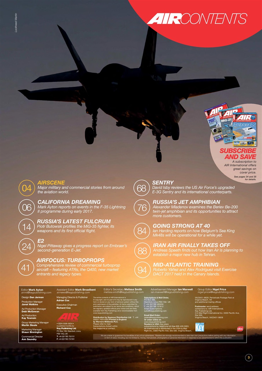 AIR International Preview Pages
